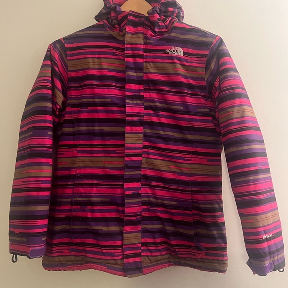 The North Face Girl’s Multicolor  HyVant Technology Hooded Jacket - size XL (18) - Picture 1 of 13